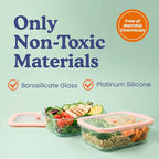 Non-Toxic 35 Oz Glass Storage Containers - Image 2