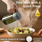 SWEET VIEW Olive Oil Dispenser and Oil Sprayer – 16oz/470ml Glass Light-Proof - Image 3