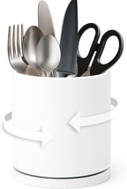 D'vine Dev 360° Rotating Utensil Holder – 5" Kitchen Utensil Crock by DvineDevPlanterPotsandStand