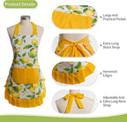 Vintage Floral Apron for Women - Image 4