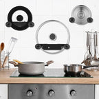 YONGAIJIA New Upgrade 4 Pack Adjustable Pot Lid Holder, Lid Organizer Fits 6" - Image 3