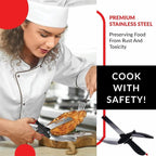 2 in 1 Kitchen Scissors for Food, Separable Stainless Steel Barbecue Steak - Image 7