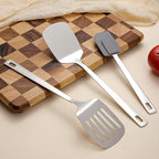 Berglander Stainless Steel Spatulas Set 3pcs, Metal Spatula - Image 8