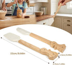 Rabbit-Shaped Silicone Spatula Set – Food Grade, Heat Resistant Baking & - Image 6