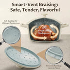 BEZIA 5.7 Quart Nonstick Ceramic Soup Stock Pot - Image 4