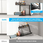 Merrylun Under Sink Organizers, 5 Adjustable Height, Metal Pull Out Under Sink - Image 4