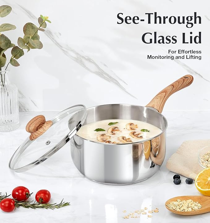 KOCH SYSTEME CS 2 Quart Sauce Pan - Image 4