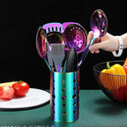 Rainbow Kitchen Utensils Set, 13 Pieces Stainless Steel Cooking Utensils Set - Image 3