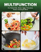 Silicone Flexible Cooking Fork, 11.6 Inch Heat Resistant, Large Non Stick - Image 5