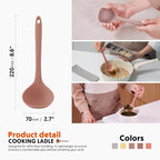 Platinum Silicone Cooking Ladle - Image 2