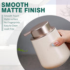 Bosilunlife Ceramic Foaming Soap Dispenser - 12 oz Foam Hand Wash Dispenser - Image 5