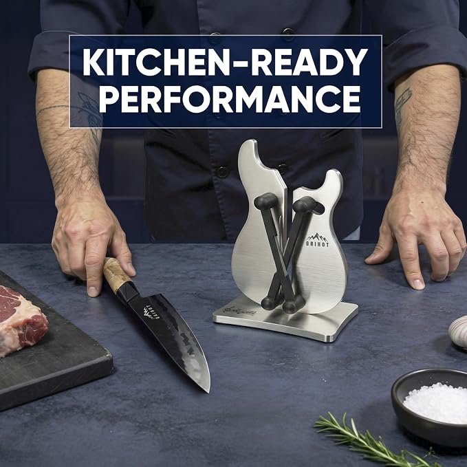 VQ-5 Professional Knife Sharpener | 3-Action Streamlined Guitar Design - Image 7