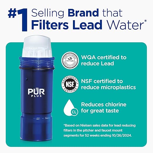 PUR Plus 7-Cup Water Filter Pitcher, Great-Tasting Water, Dishwasher Safe - Image 4