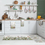 Fanfanwin 10 Pcs Wildflower Kitchen Decor Set Floral Kitchen Towels and Rugs - Image 7