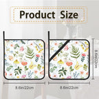 Wildflowers Butterfly Herbs Pot Holder Set of 2, Heat Resistant Potholders Oven - Image 2