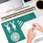 anezus Self Healing Sewing Mat, Rotary Cutting Mat Double Sided 5-Ply Craft - Image 5