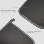 2Pcs Cotton and Neoprene Oven Pads Pot Holders - Image 3
