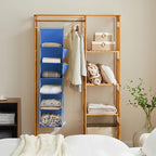 YOUDENOVA Hanging Closet Organizer, 6-Shelf Closet Hanging Storage Shelves - Image 6