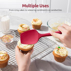 U-Taste Silicone Spoon Spatula Set, 600ºF High Heat Resistant Food Grade - Image 8