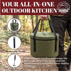 HITROCK Cast Iron Camp Dutch Oven - Image 3