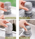 Soap Dispenser with Dish Brush and Storage Bracket - Image 7