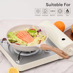 JEETEE 8 Inch Nonstick Frying Pan Stone Coating Cookware, Nonstick Omelette - Image 8