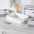 Sweejar Casserole Dishes for Oven, Ceramic 9x13 Baking Dish, Wave Edge Bakeware - Image 6