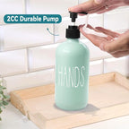 COHOSEGE Glass Soap Dispenser Set 2 Pack, 16 Oz Dish Soap Dispenser - Image 6