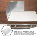 Kichvoe Stainless Steel Oil Splash Baffle 31.49X11.81 Inch Foldable Stove - Image 5