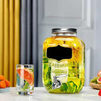Accguan 1-Gallon Drink Dispenser, Glass Water Dispenser - Image 7