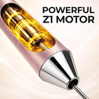 Zulay Kitchen Metal Rechargeable Milk Frother, 3 Whisk Attachments Handheld - Image 5