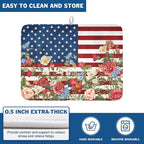 4th of July Dish Drying Mat 24x18 Inch, Patriotic Drying Mat - Image 5