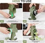 Rotary Cheese Grater, Cheese Shredder Hand Crank, Manual Cheese Grater - Image 5