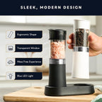 Home Hero Electric Salt and Pepper Grinder Set - Image 5