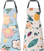 2 Pack Floral Apron for Women by ARBINSON