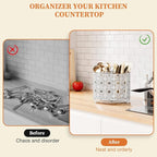 YIUKEA Rotating Utensil Caddy Holder - Image 6