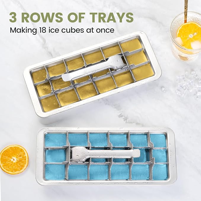 Stainless Steel Ice Cube Trays - Image 2