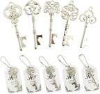 WODEGIFT 50pcs Vintage Skeleton Key Bottle Opener, Bridal Shower Favors by WODEGIFT