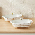 12" x 8" Ceramic Casserole Dish - Image 6