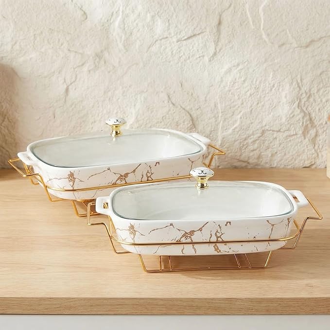 11" x 7" Ceramic Casserole Dish - Image 6
