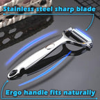 Vegetable Peeler with Bottle Opener, Stainless Steel, Razor-Sharp Blade - Image 5