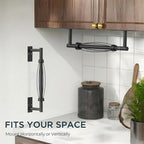 FORIOUS Paper Towel Holder Under Cabinet, Single Hand Operable - Image 5