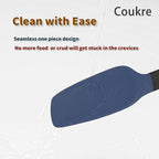 Coukre Silicone Spatula Set of 5, High Temperature Resistant, Food Grade - Image 4