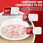 Flexzion 10.5 Inch Microwave Splatter Cover - Image 7