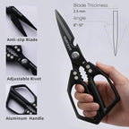 Kitchen Scissors Set 2PCS, Kitchen Shears Heavy Duty Poultry Shear Japan Meat - Image 6