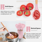 E-far Cooking Utensils Set of 6, Silicone Kitchen Utensils - Image 7