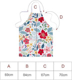 8 Pcs Kitchen Stuff Accessories Include 5 Cute Wooden Spoons & 1 Floral Kitchen - Image 2