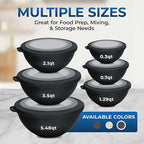 Bakken Master 12 Piece Plastic Nesting Bowls - Image 6