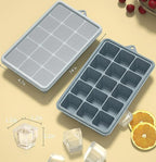 Silicone Ice Cube Tray with No-Spill Lid - Image 4
