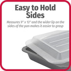 GoodCook Set of 2 Nonstick Steel 13" x 9" Cake Baking Pans - Image 6